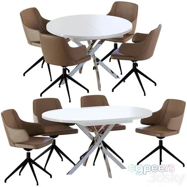3ds Max Free – Dining table Kenner R 1100
