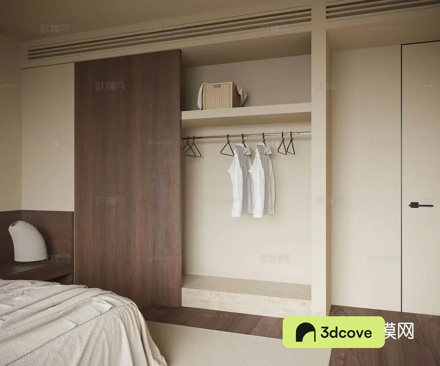 Wabi Sabi sliding door wardrobe
