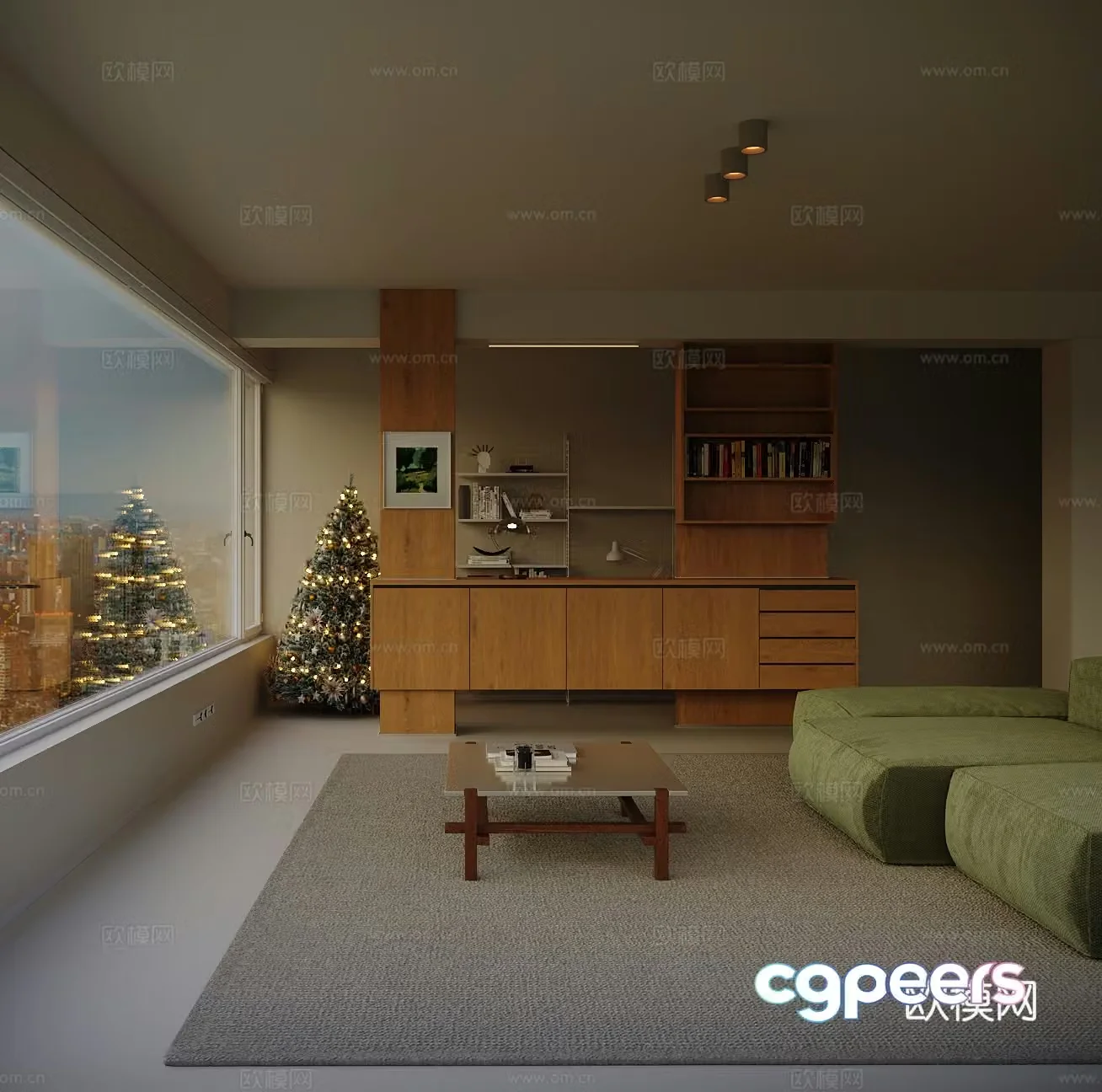 Modern living room 3d model