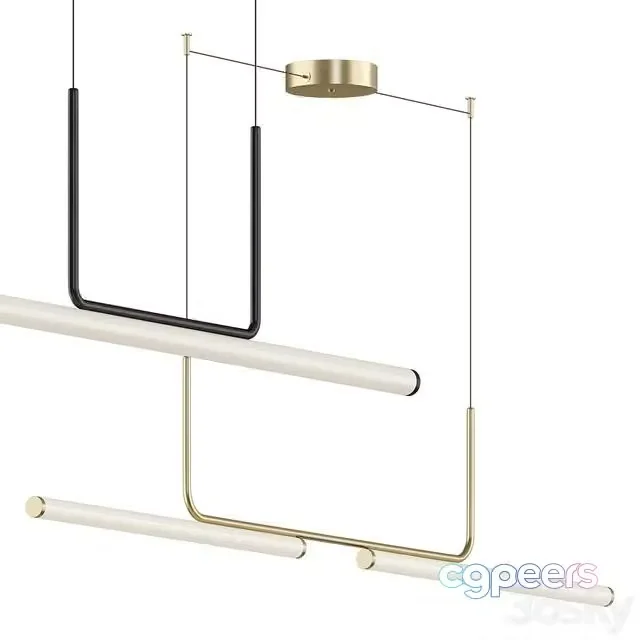 3ds Max Free – Kuzco Vesper LED Linear Pendant Light