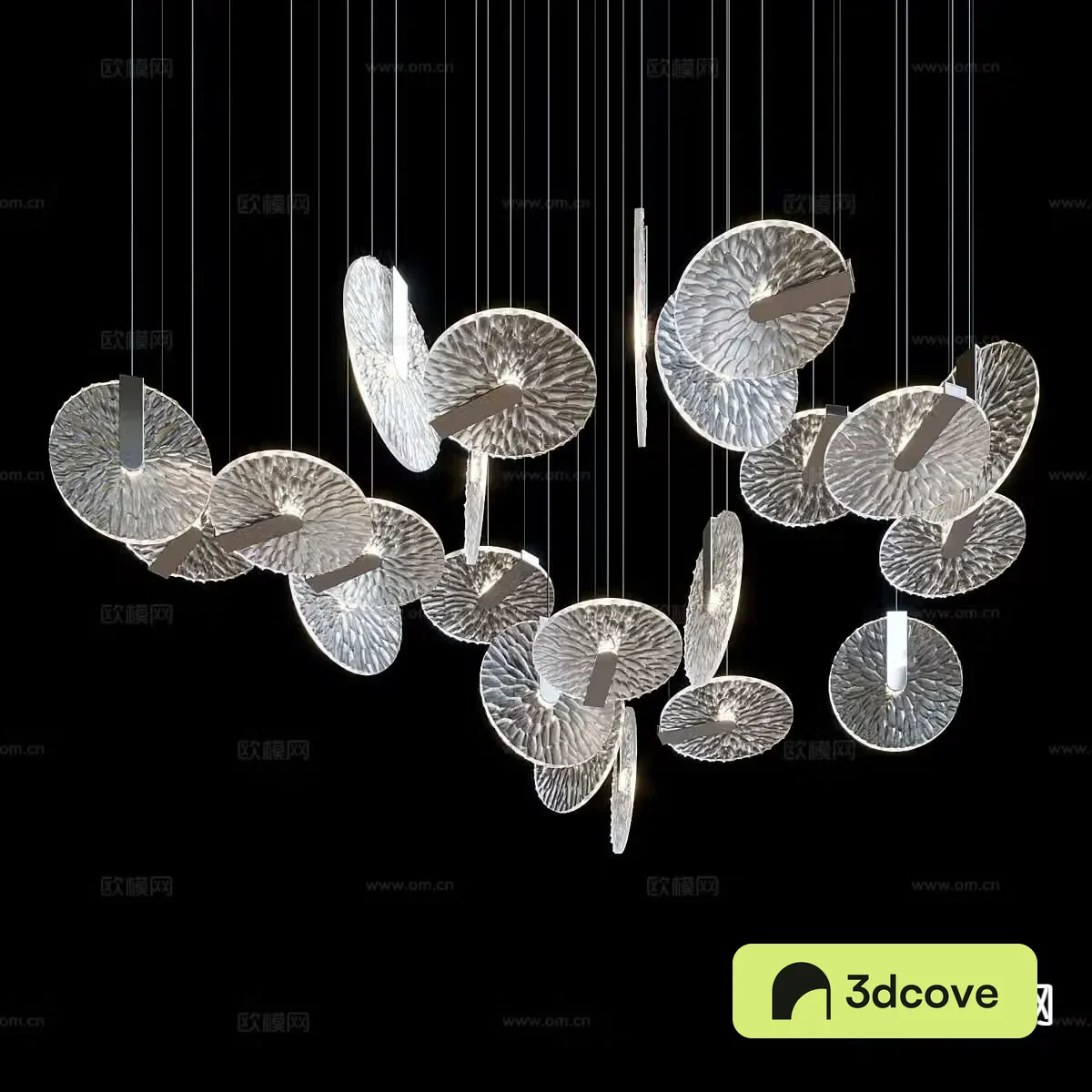 Light luxury crystal chandelier