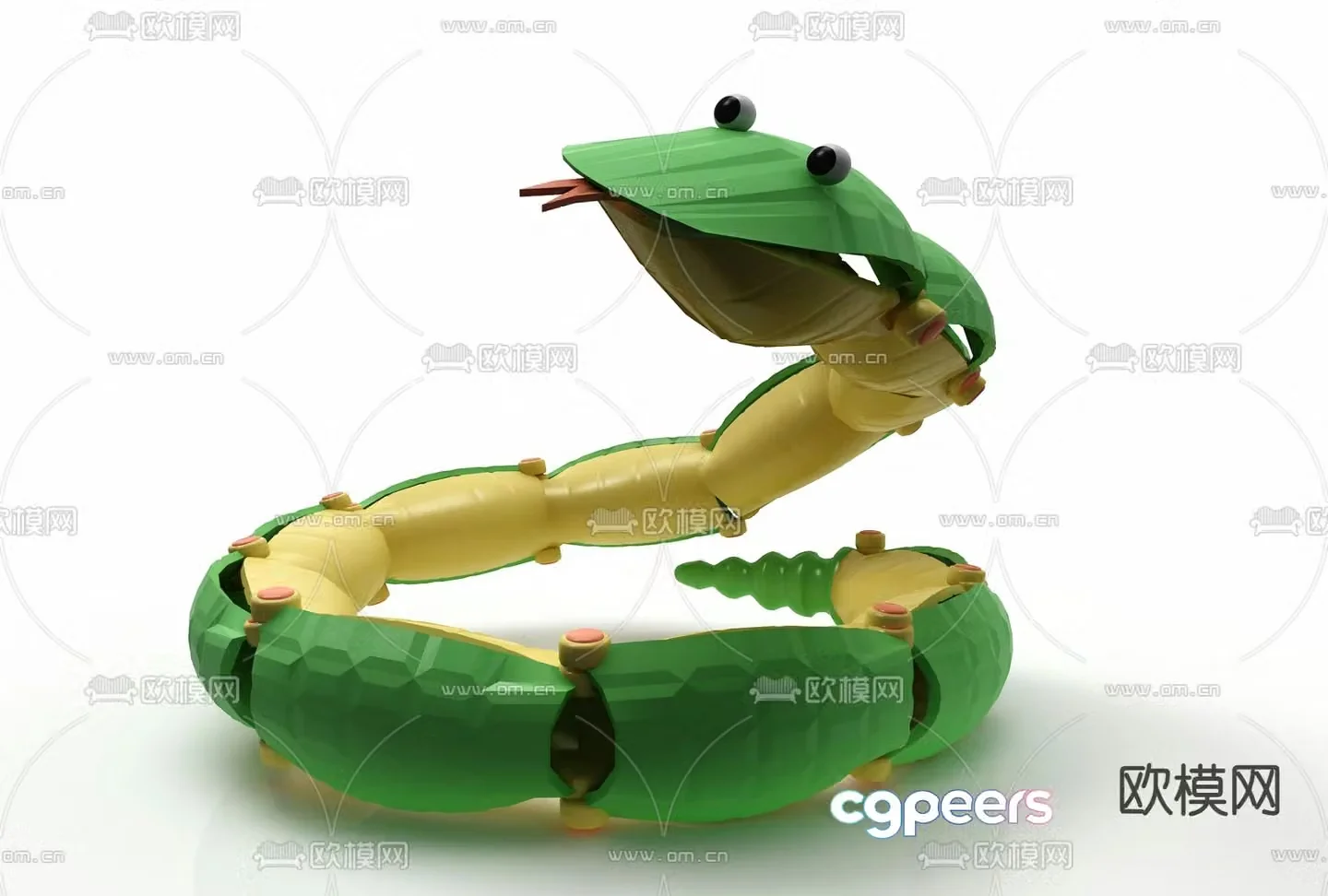 Snake toy 3d model
