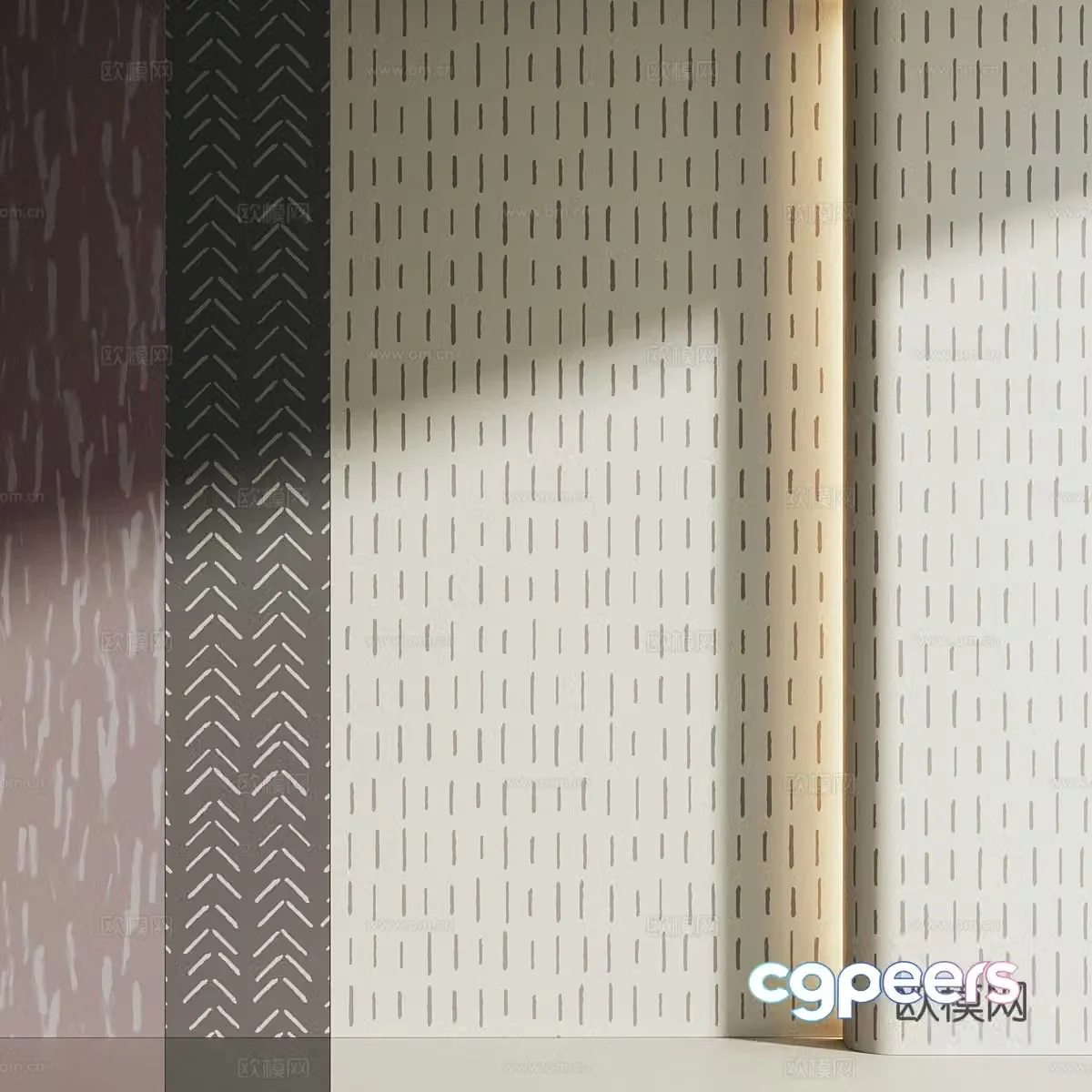 Sofa background wall 3d model