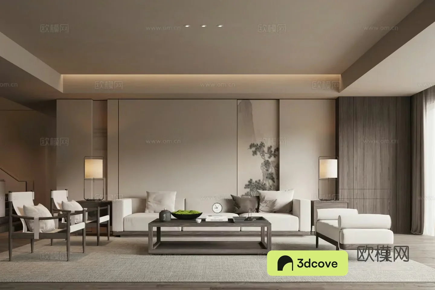 New Chinese Song style living room
