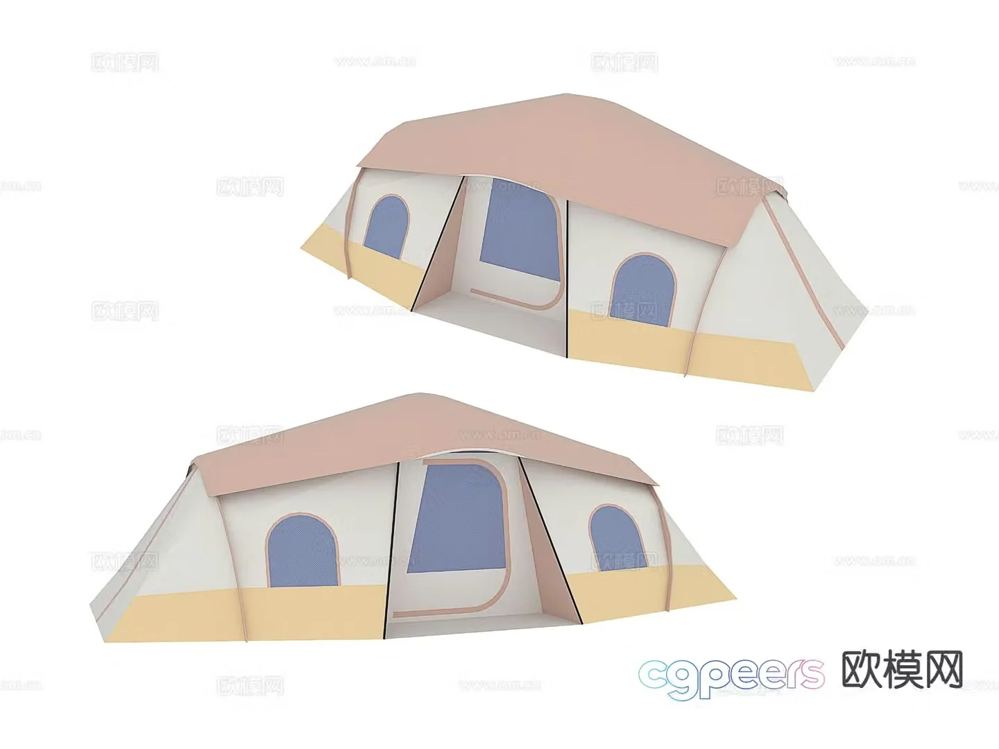 Outdoor tent 3d model