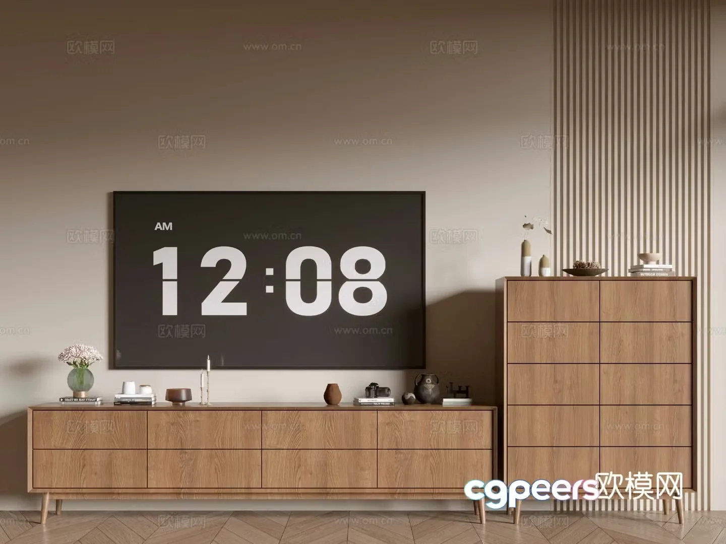 Modern TV cabinet 3d model