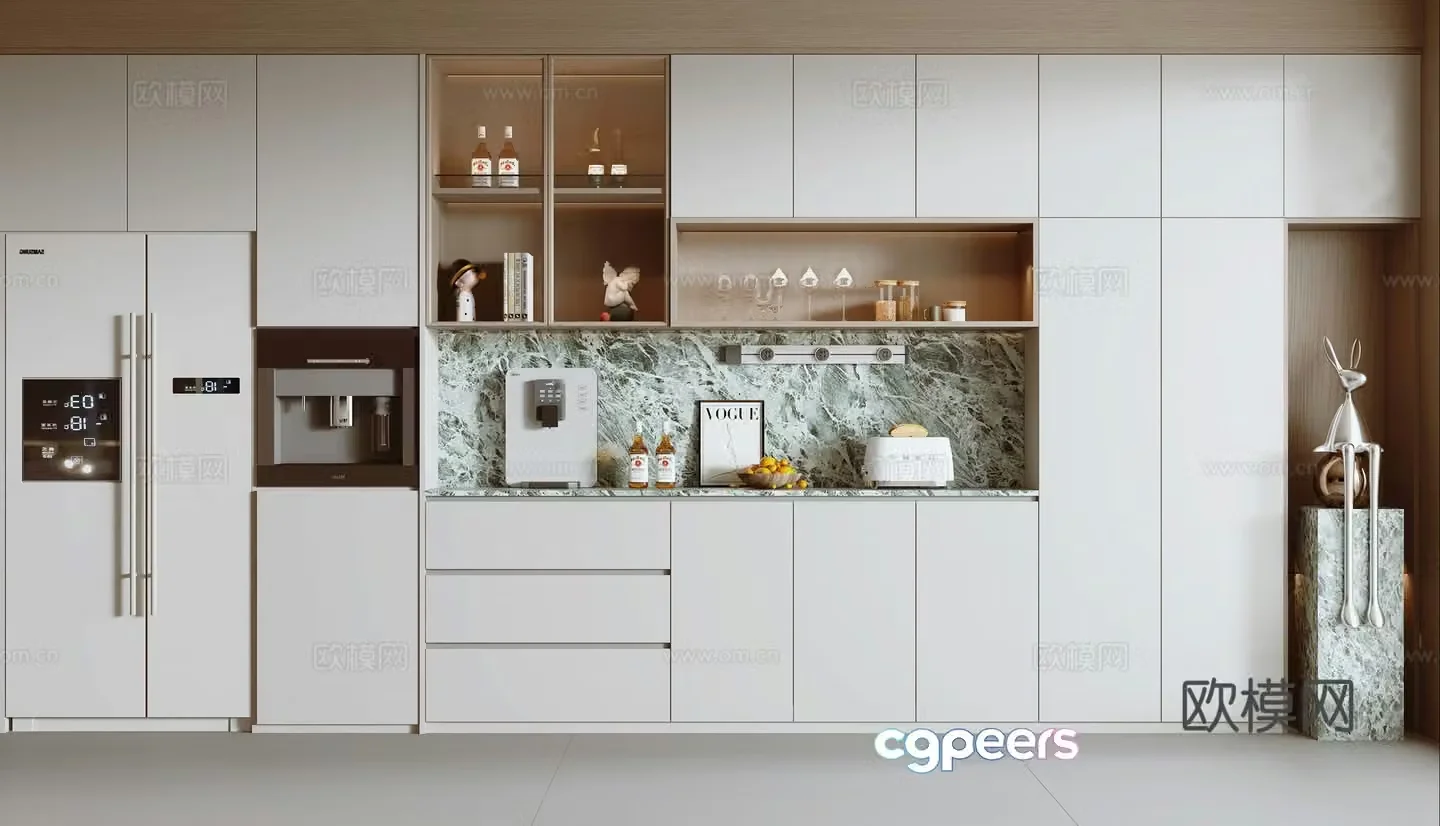 Modern sideboard 3D model