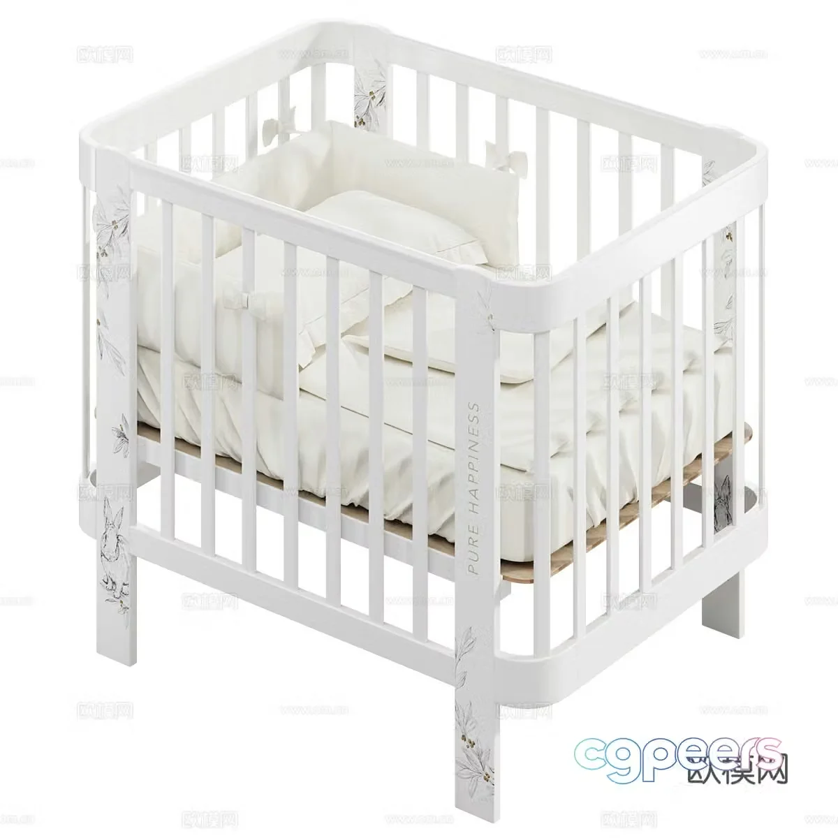 Crib 3d model