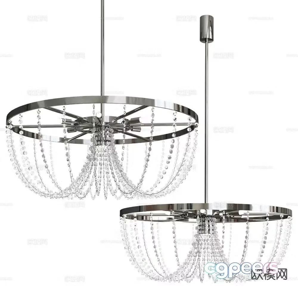 ILFARI French crystal chandelier 3d model