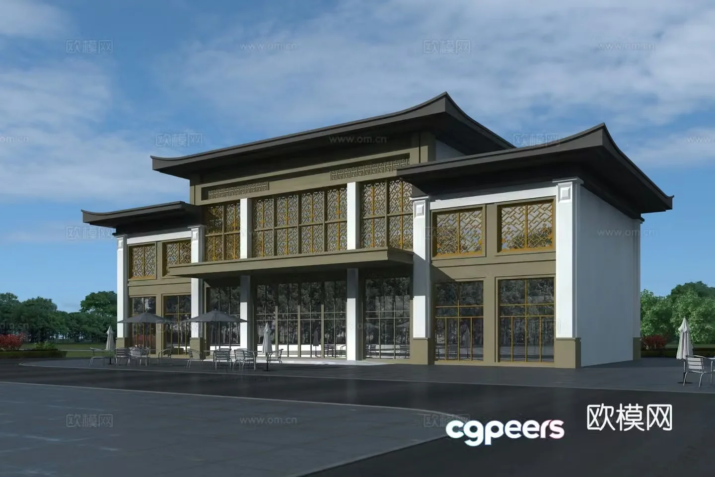 Office building 3d model