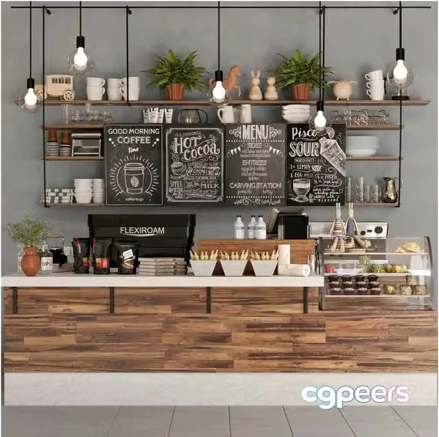 3ds Max Free – Coffee & Bakery
