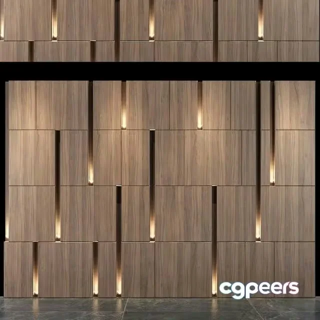3ds Max Free – Wall Panel 08