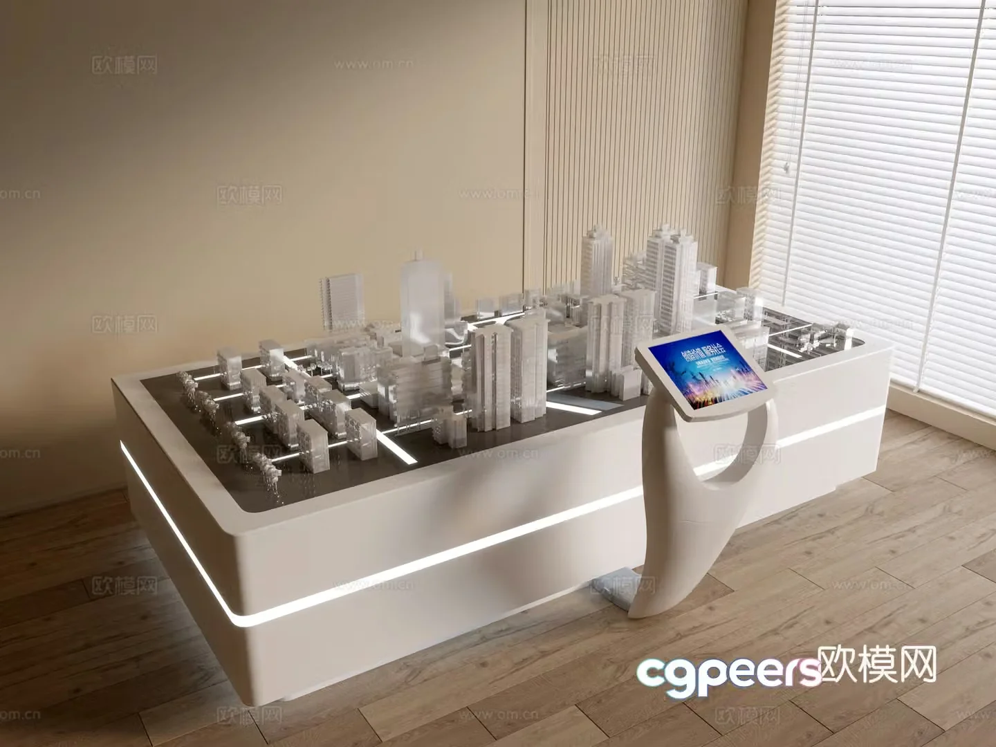 Modern sand table architectural sand table planning sand table solid sand table 3D model