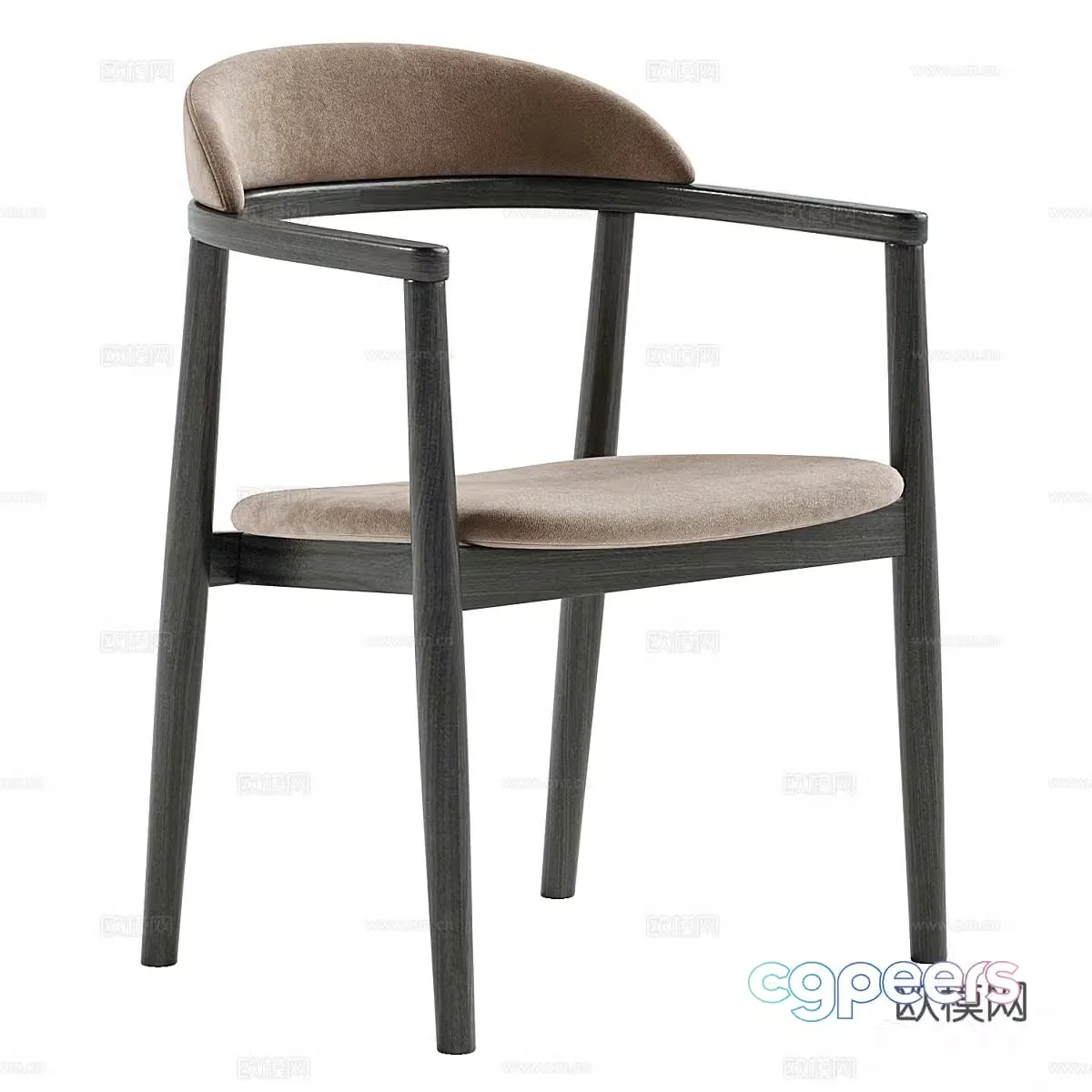 New Chinese style leisure chair 3d model