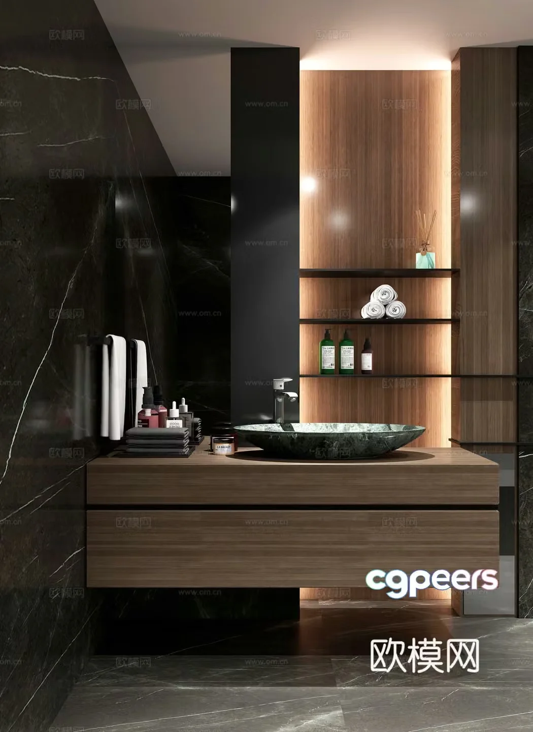 Modern bathroom 3d model
