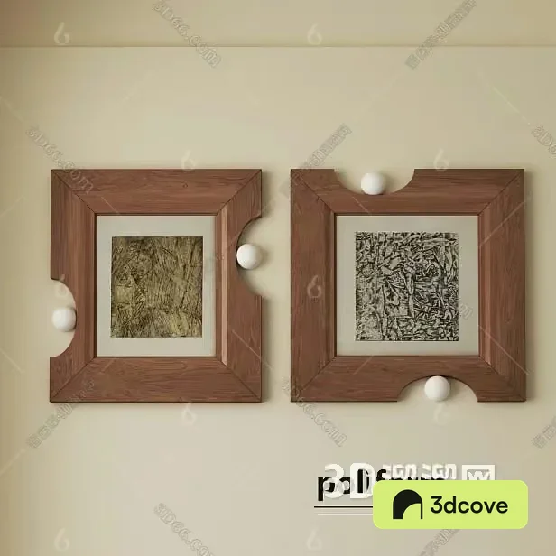 Two Wooden Picture Frames
