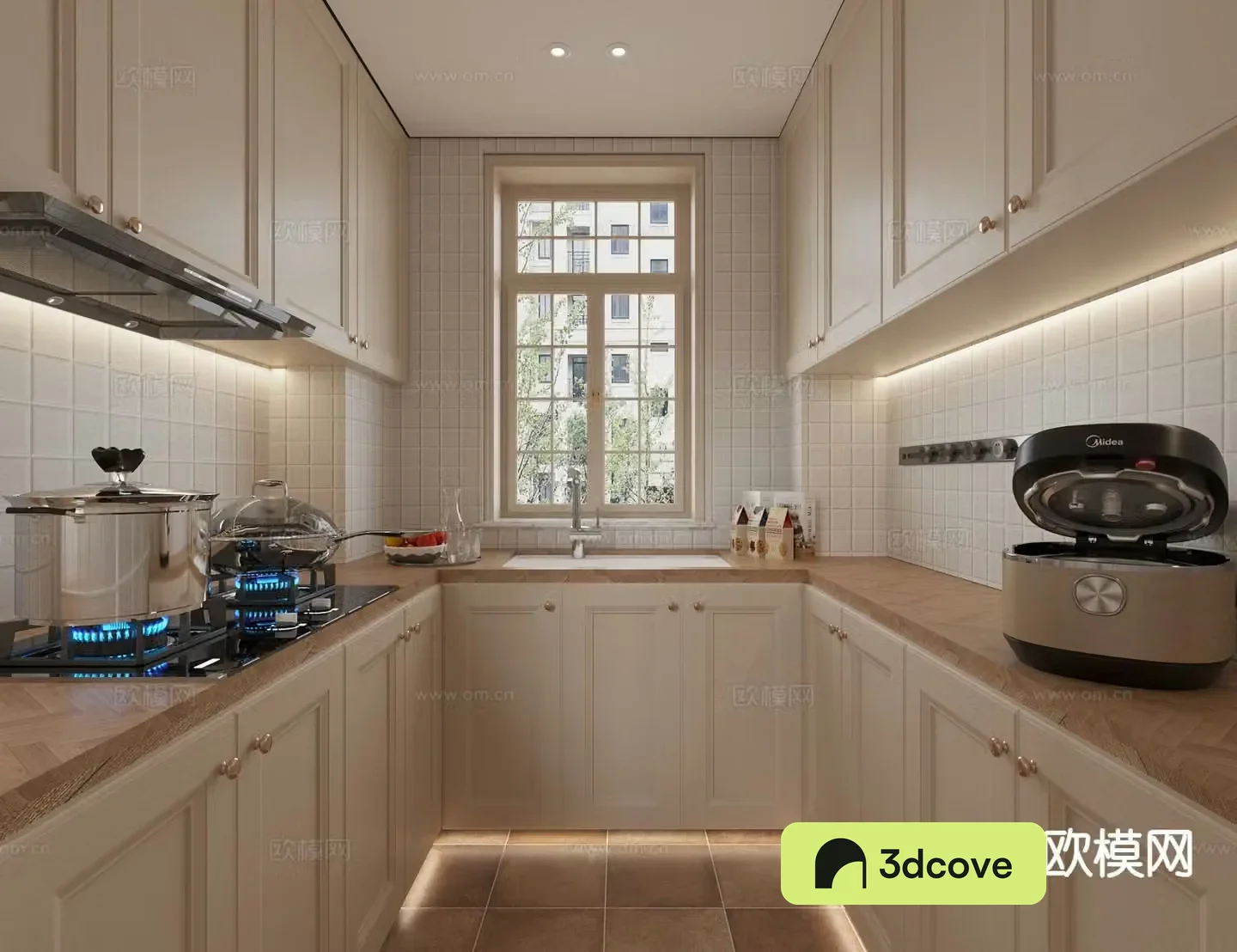 French kitchen cabinet