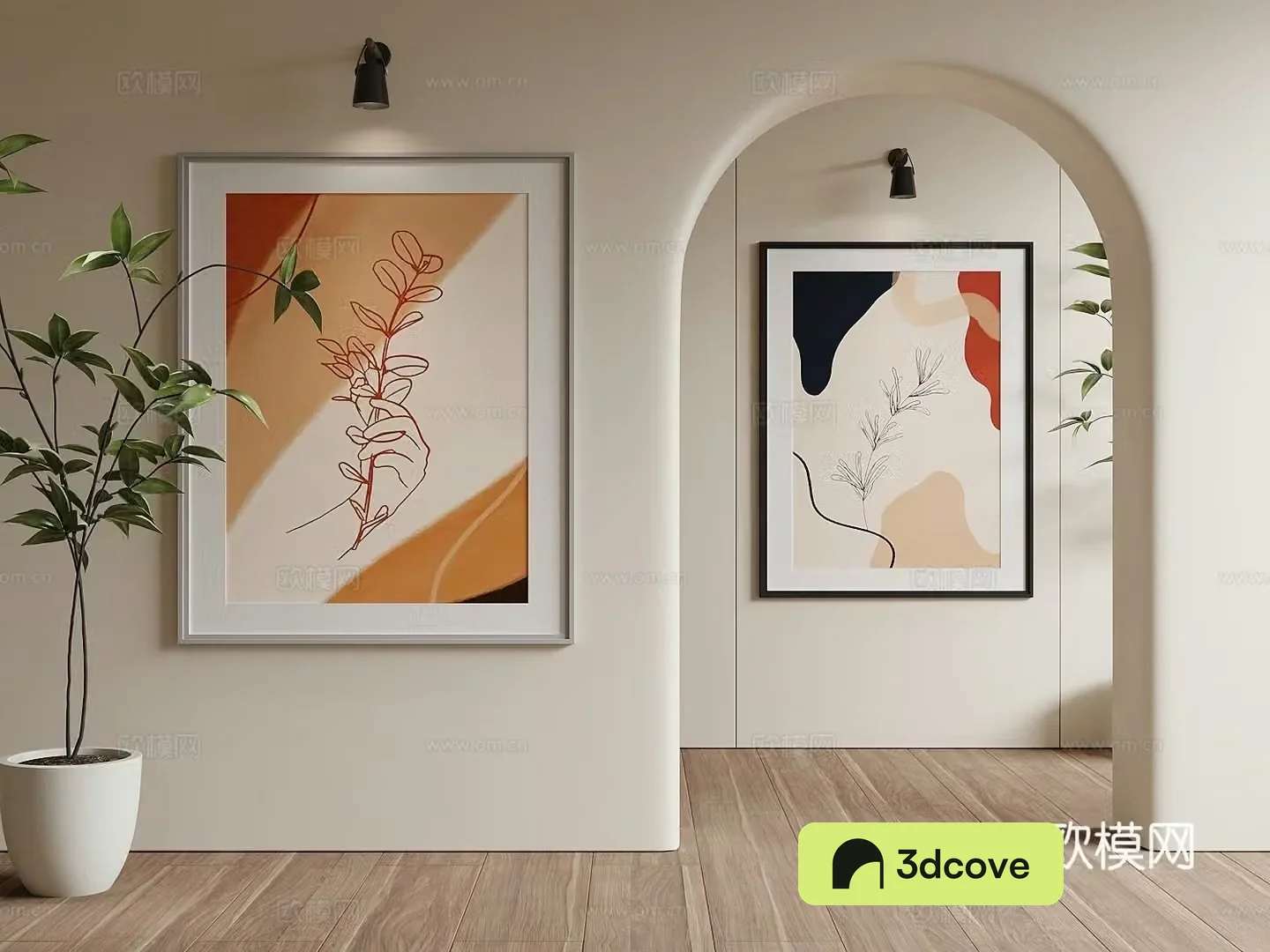 Modern art hanging paintings decorative painting