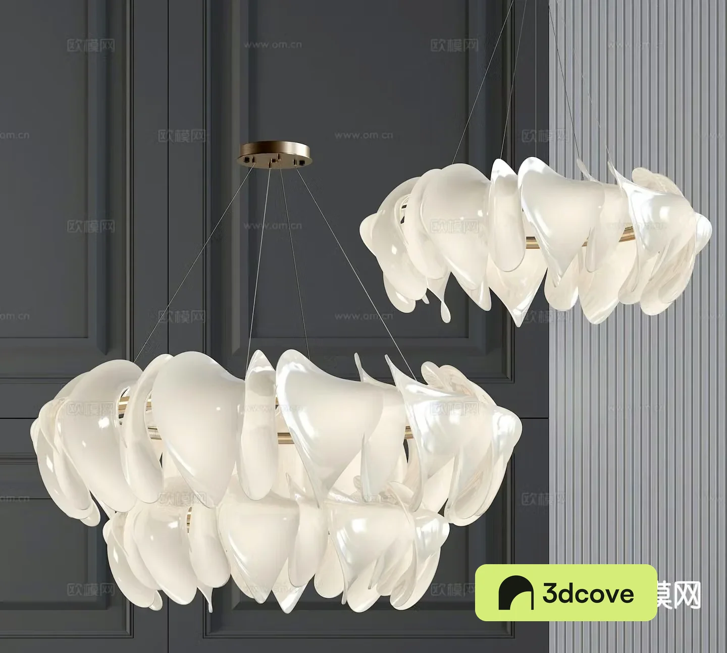 Light luxury chandelier hall chandelier