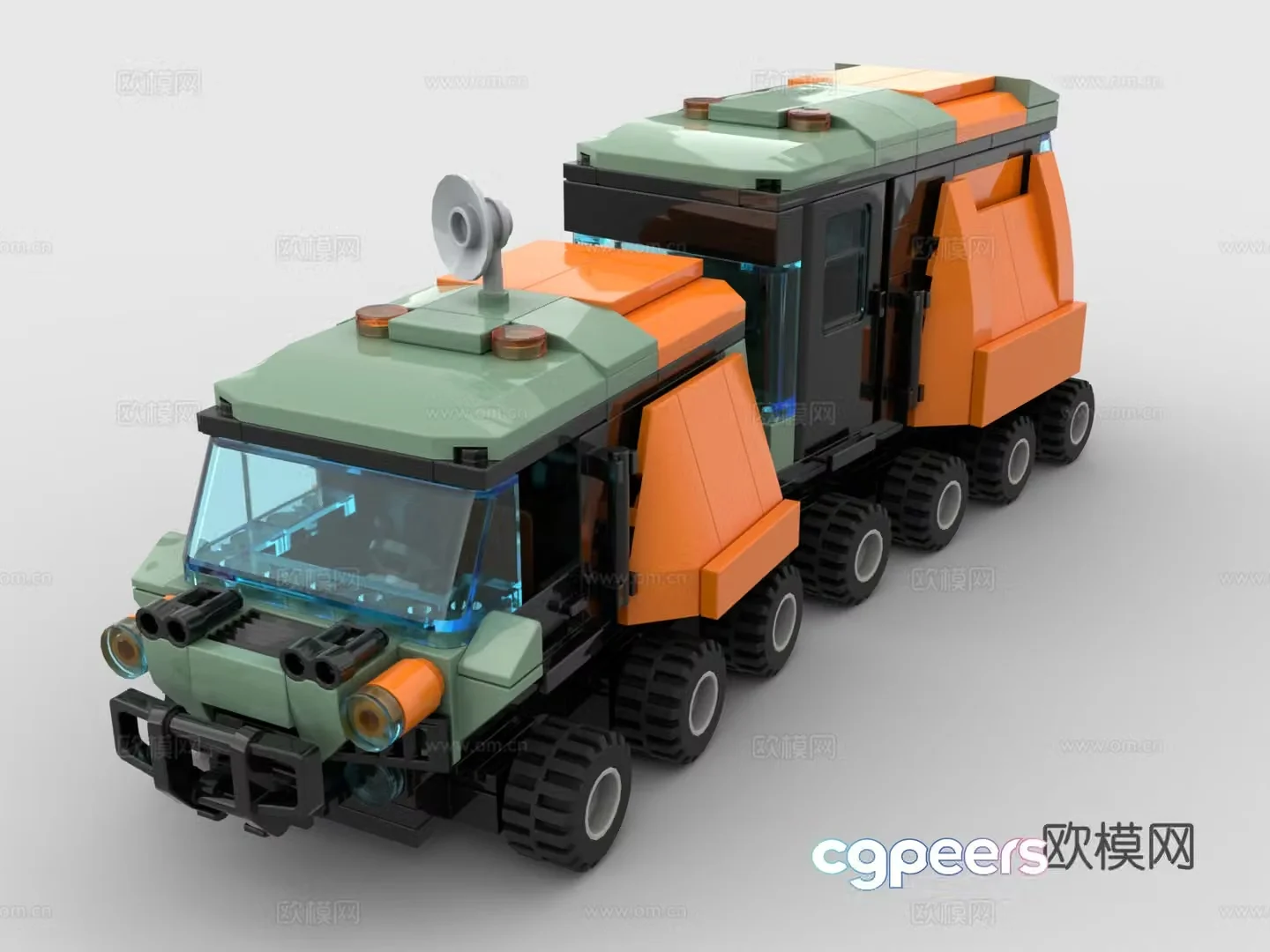 Lego LEGO toys building blocks engineering vehicle car 3d model