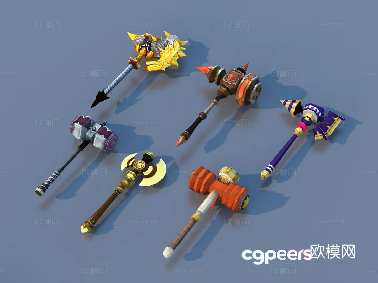 Weapons Weapons Game Props 3D Model