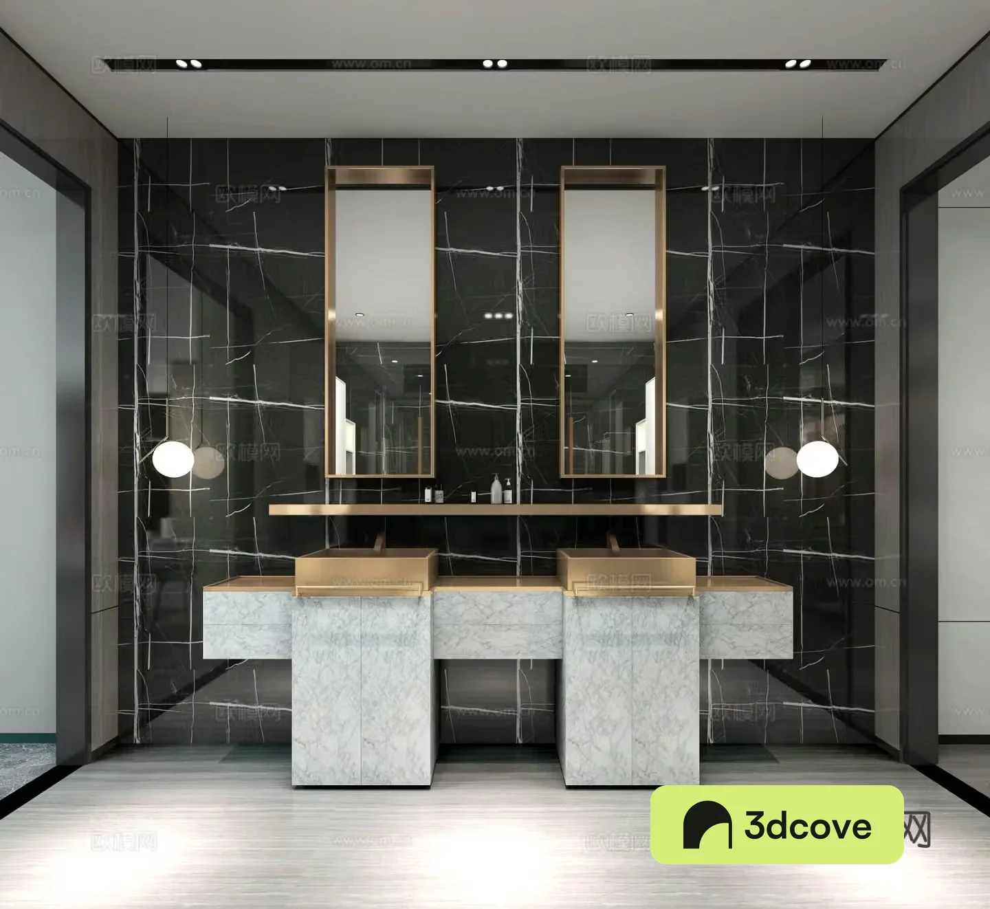 Light luxury bathroom