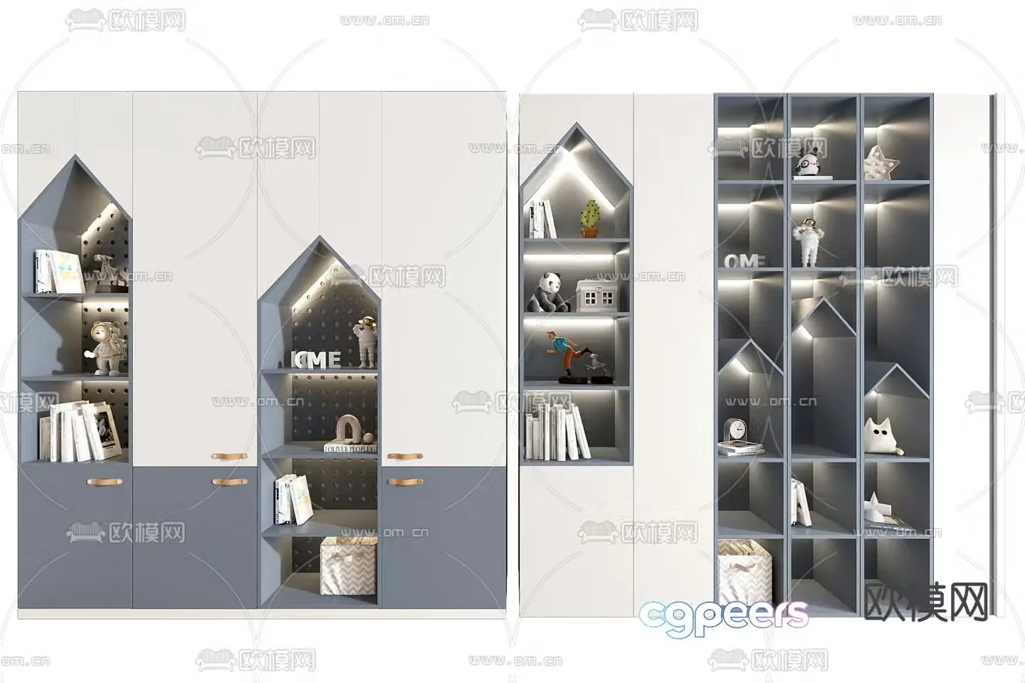 Children’s wardrobe 3d model