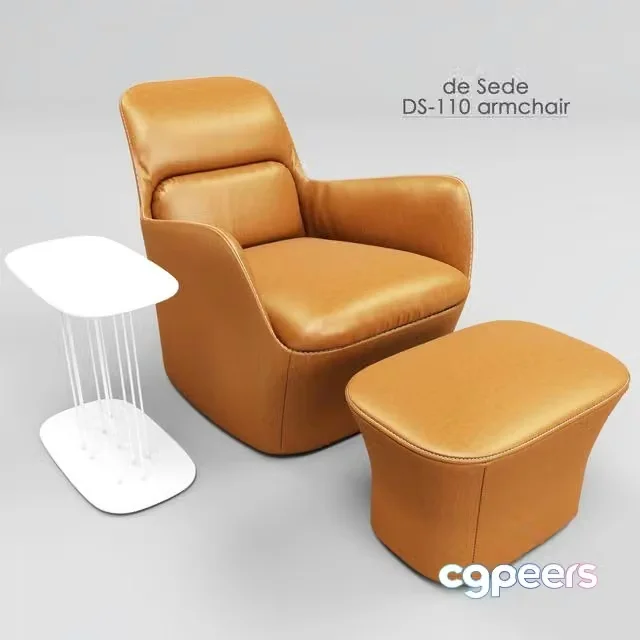 3ds Max Free – de Sede DS-110 armchair
