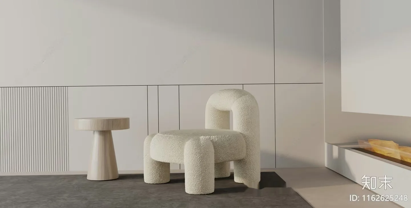 Modern Minimalist Living Room 3D Model – 16553 – VRAY Render