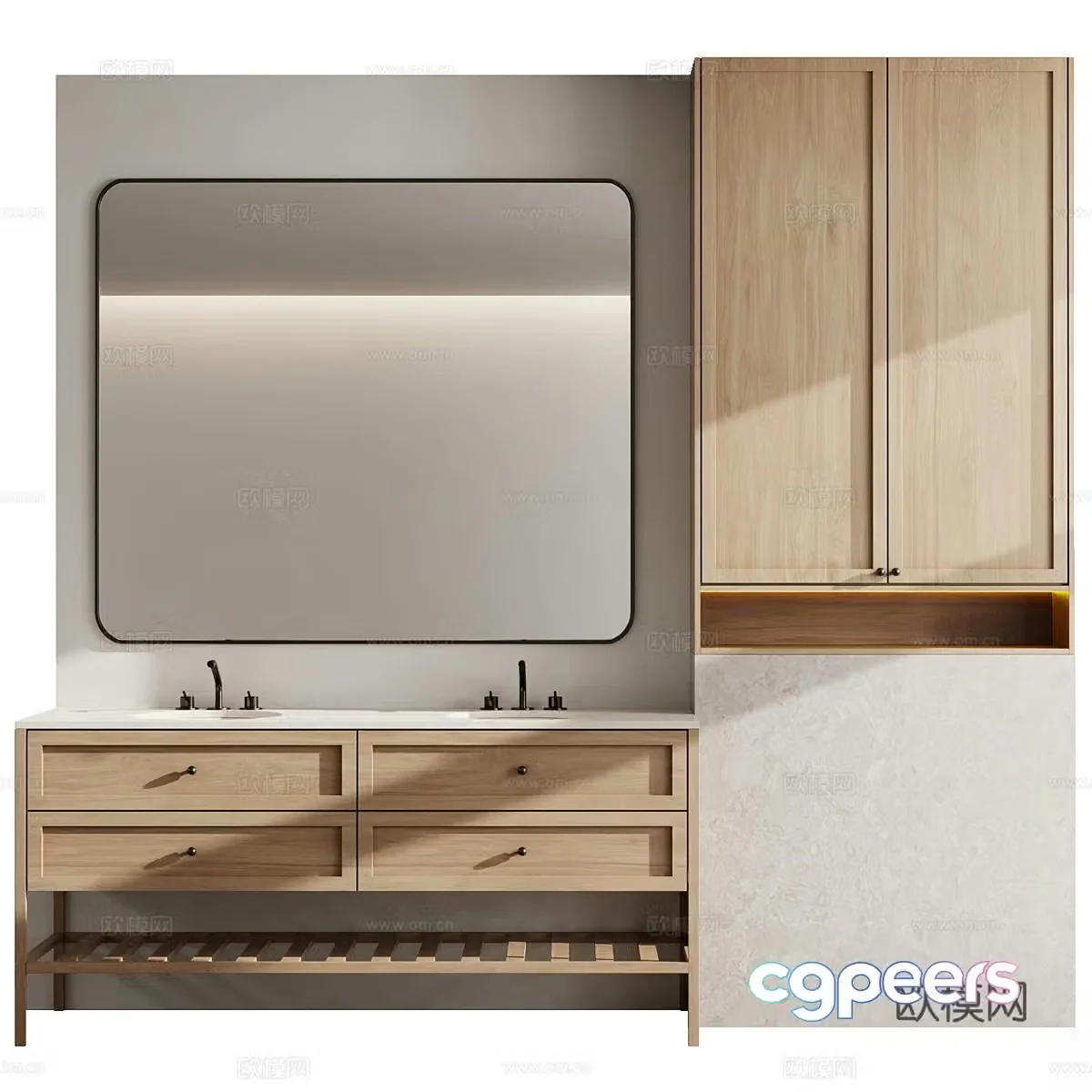 3D model of bathroom