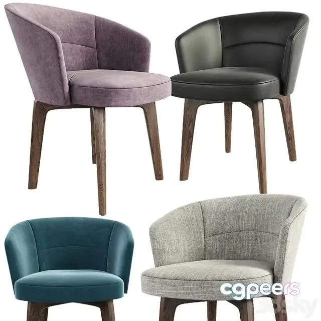 3ds Max Free – Amelie Dining Chair