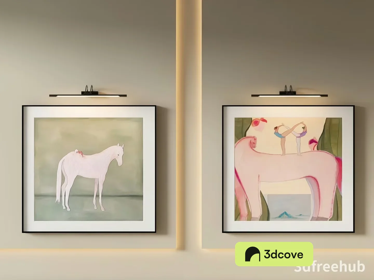 Artwork Featuring Horses