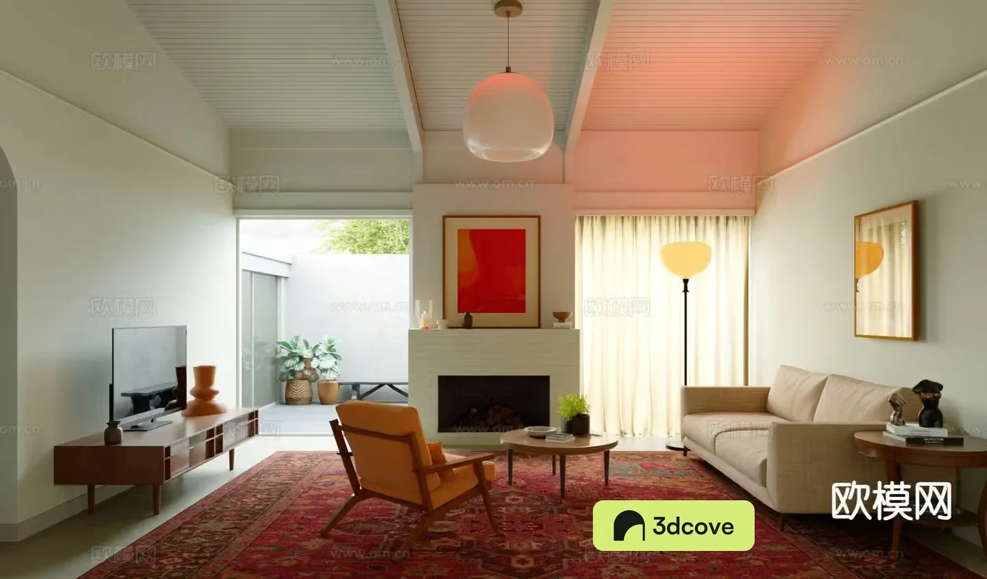 Wabi-sabi living room