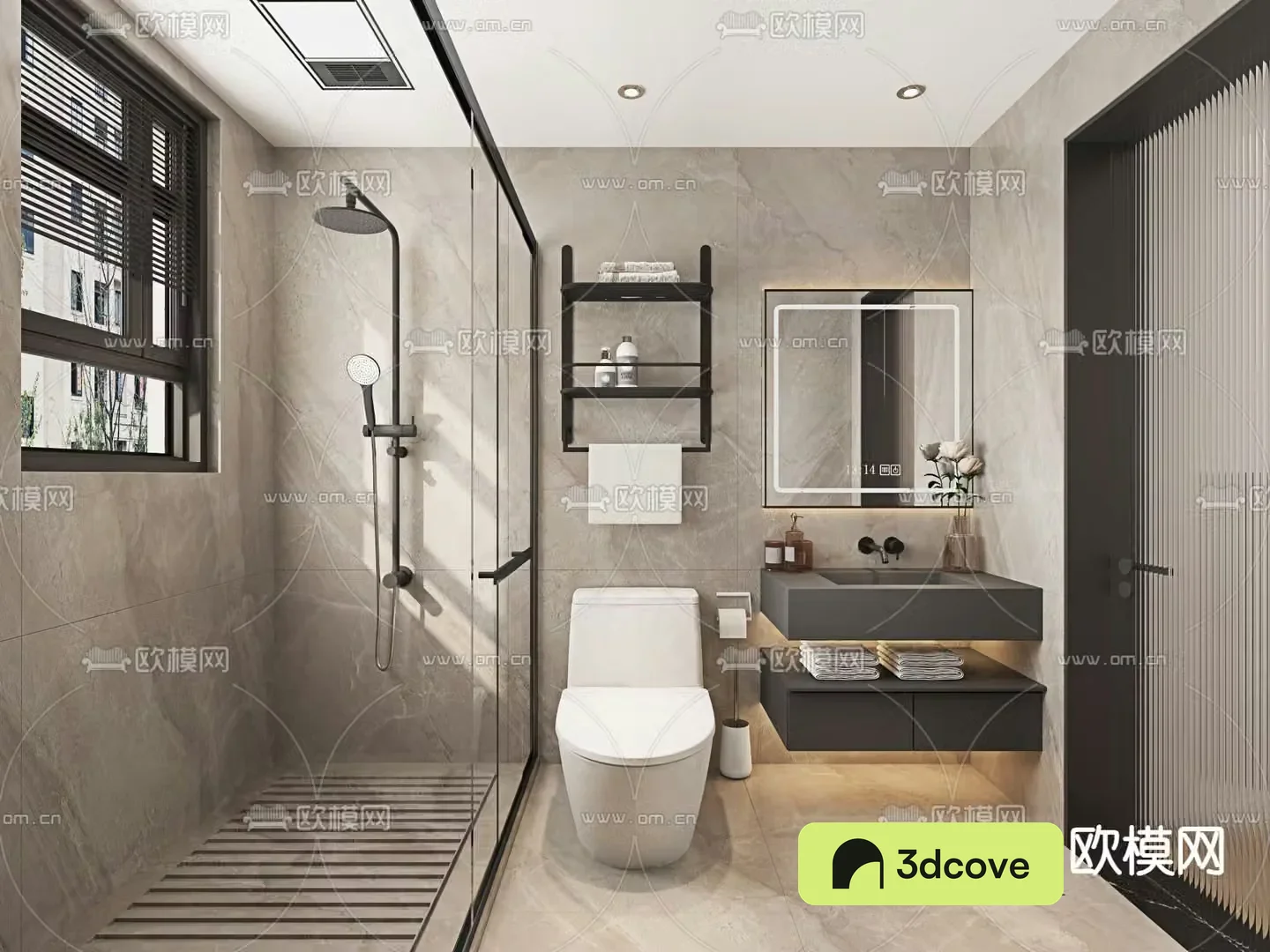 Modern bathroom