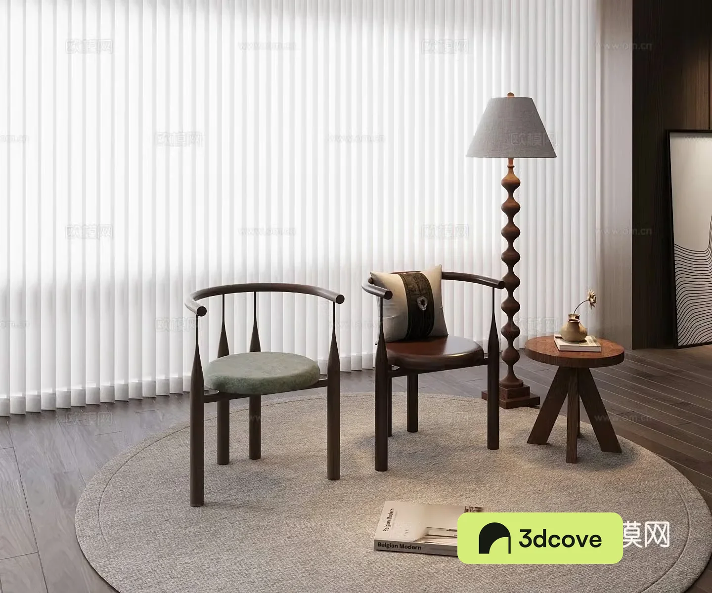 New Chinese single chair