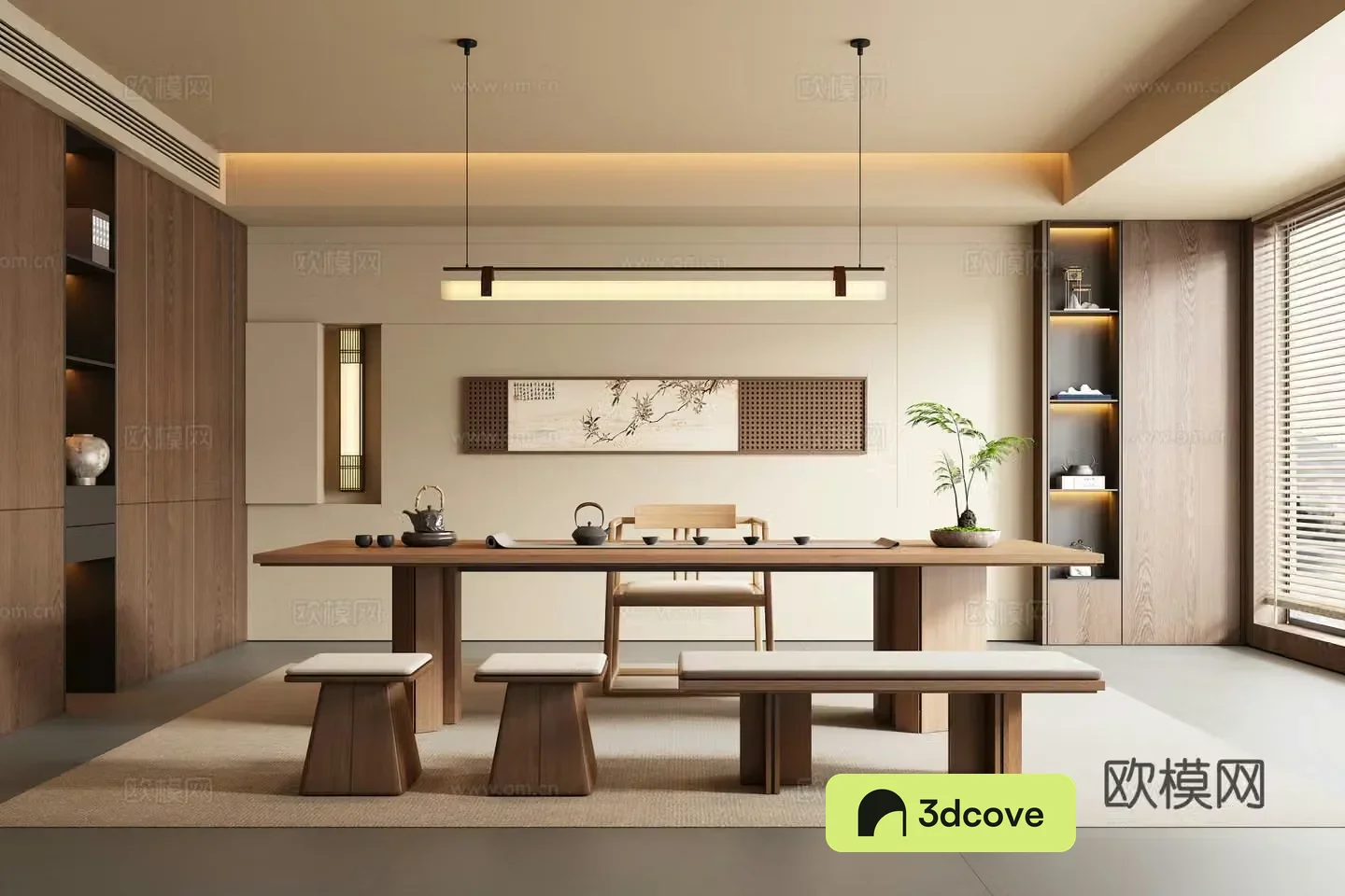 New Chinese style Chinese tea room