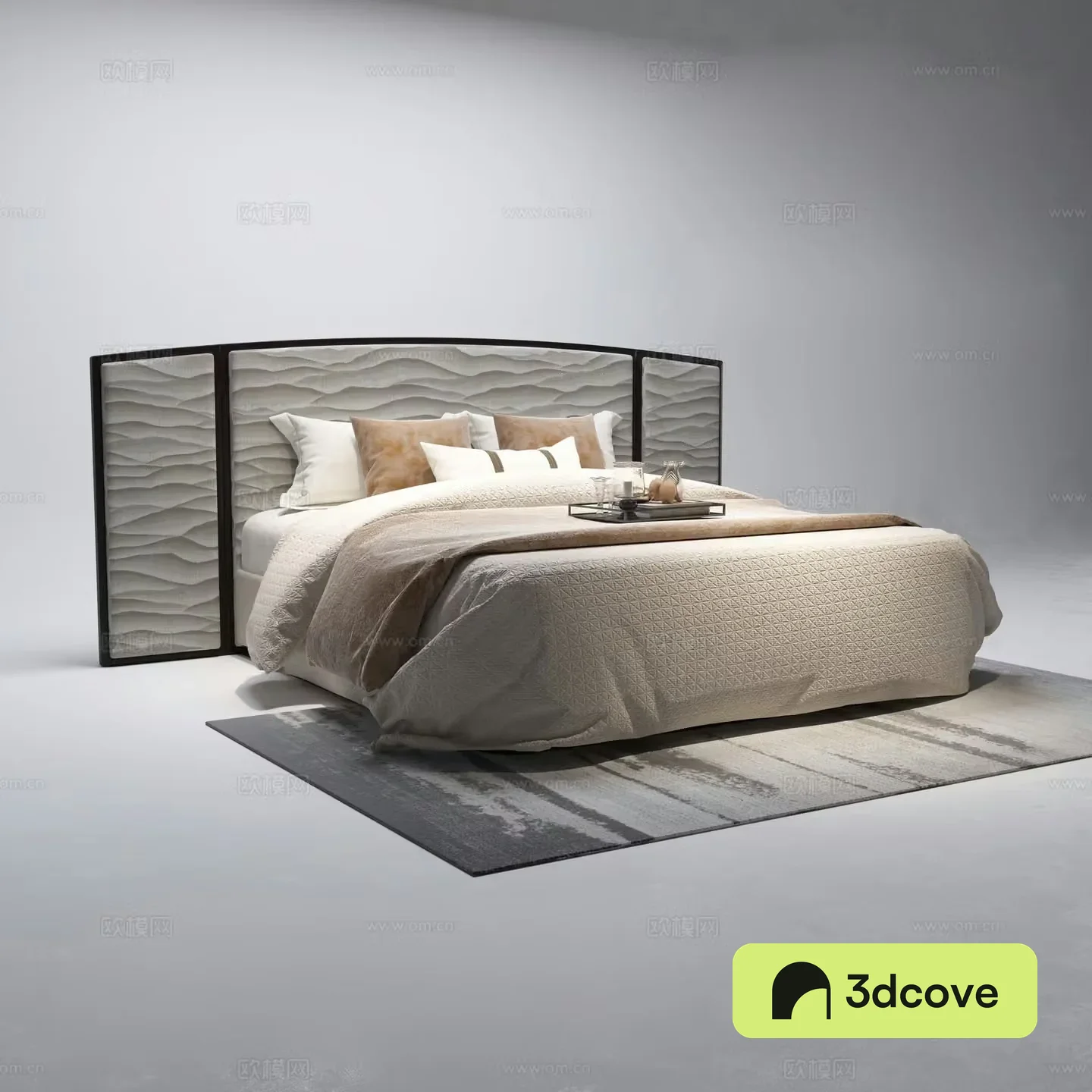 New Chinese double bed
