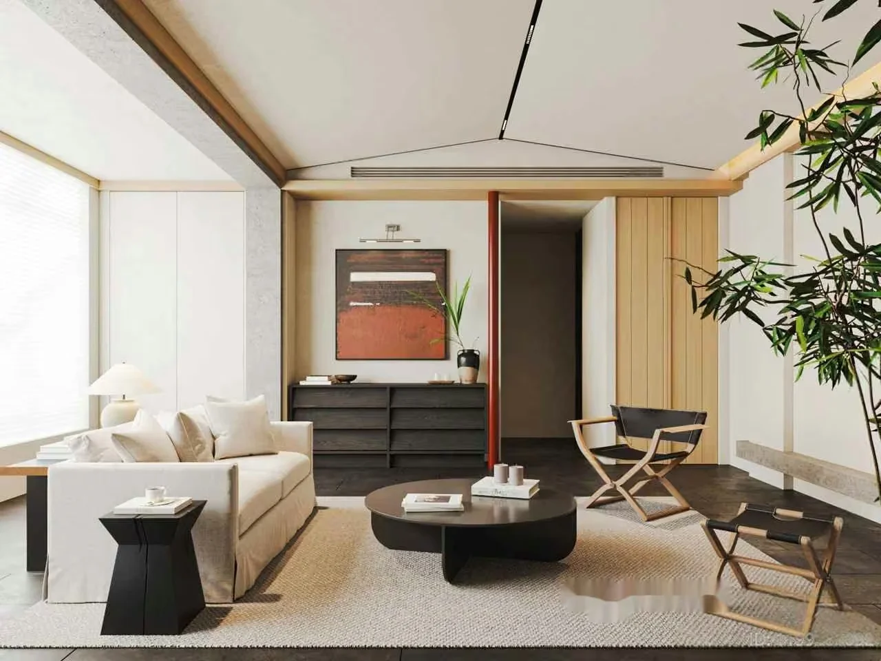 Modern Living Room 3D Model – 7237 – VRAY Render