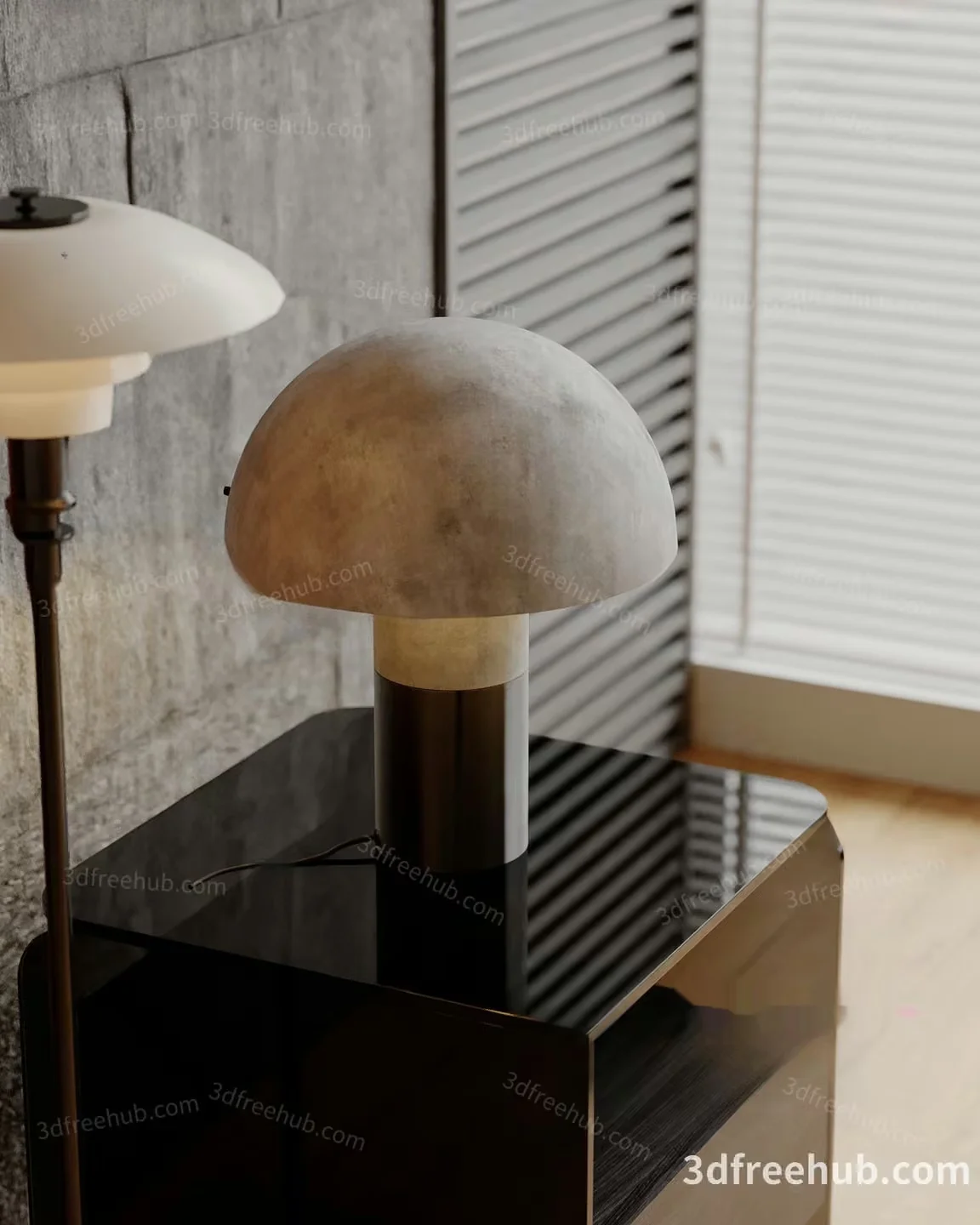 Modern Table Lamp 3D Model – 23599 – VRAY Render
