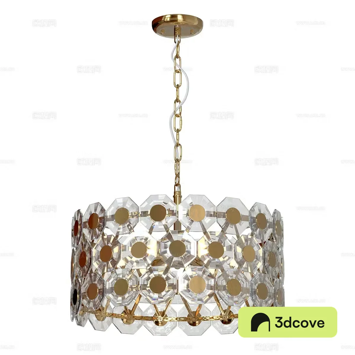 Crystal Chandelier Odeon Light Tokata 4973/6
