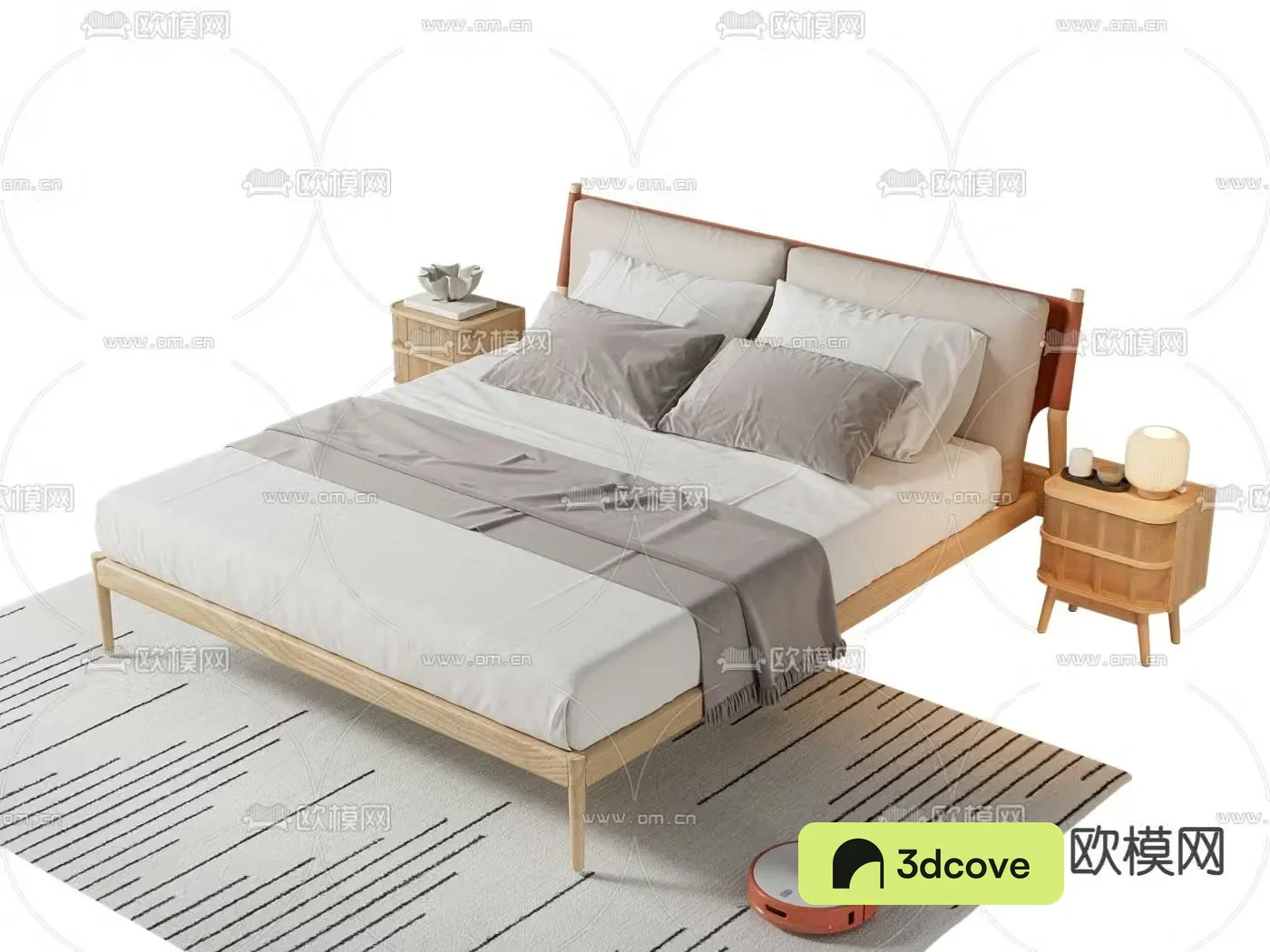 Nordic double bed