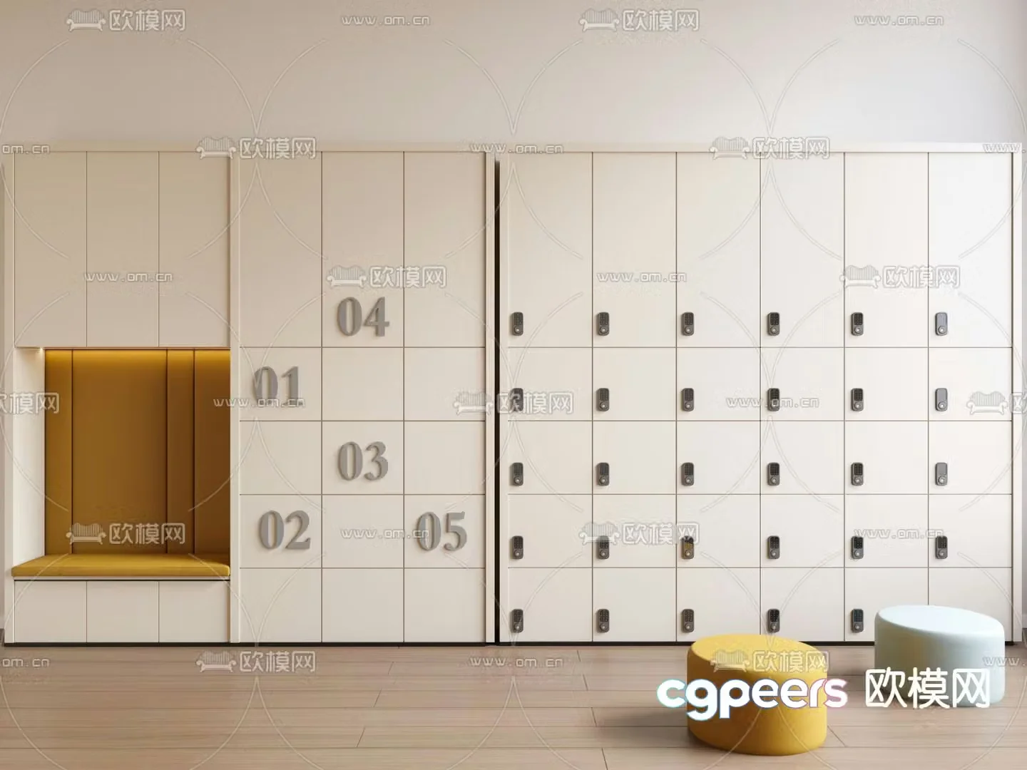 locker locker locker 3d model