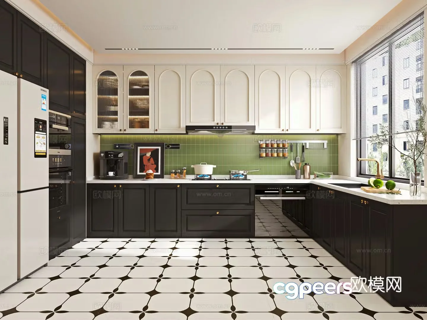 French kitchen 3d model