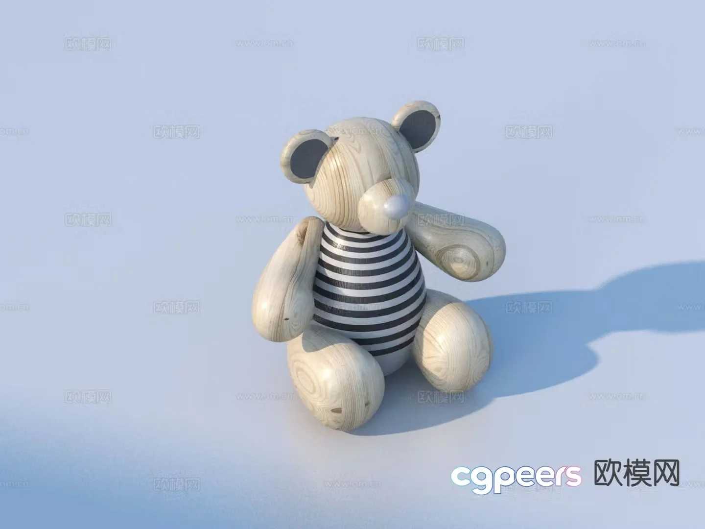 teddy bear puppet bear 3d model