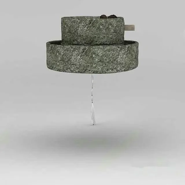 A Stone Water Fountain 3D Model – 14868 – VRAY Render
