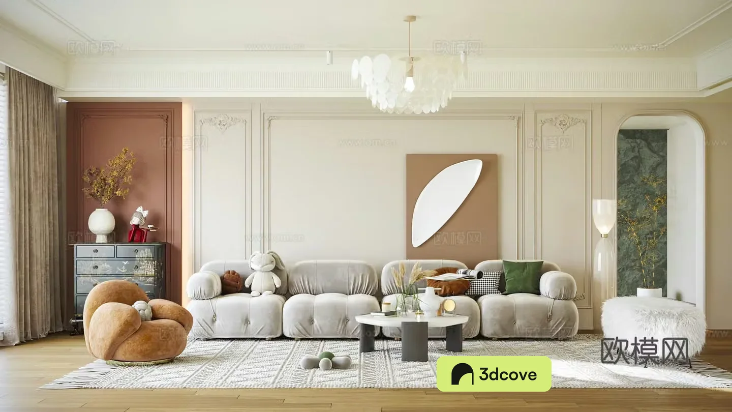 French living room