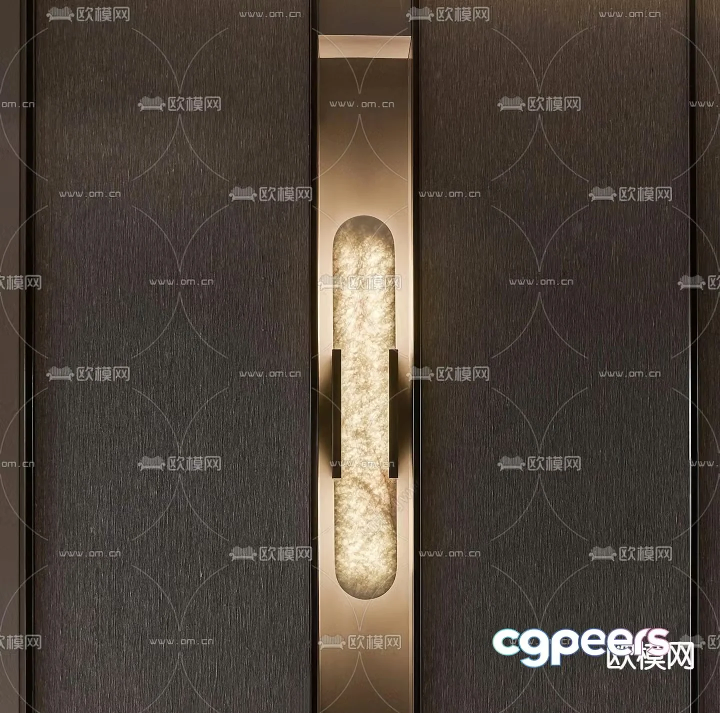 Recessed wall light 3d model