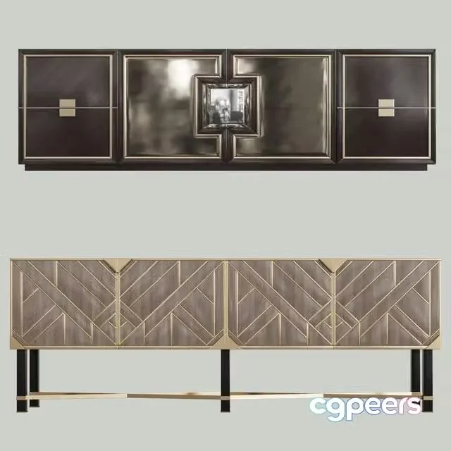 3ds Max Free – Dressers in the style of art deco 01