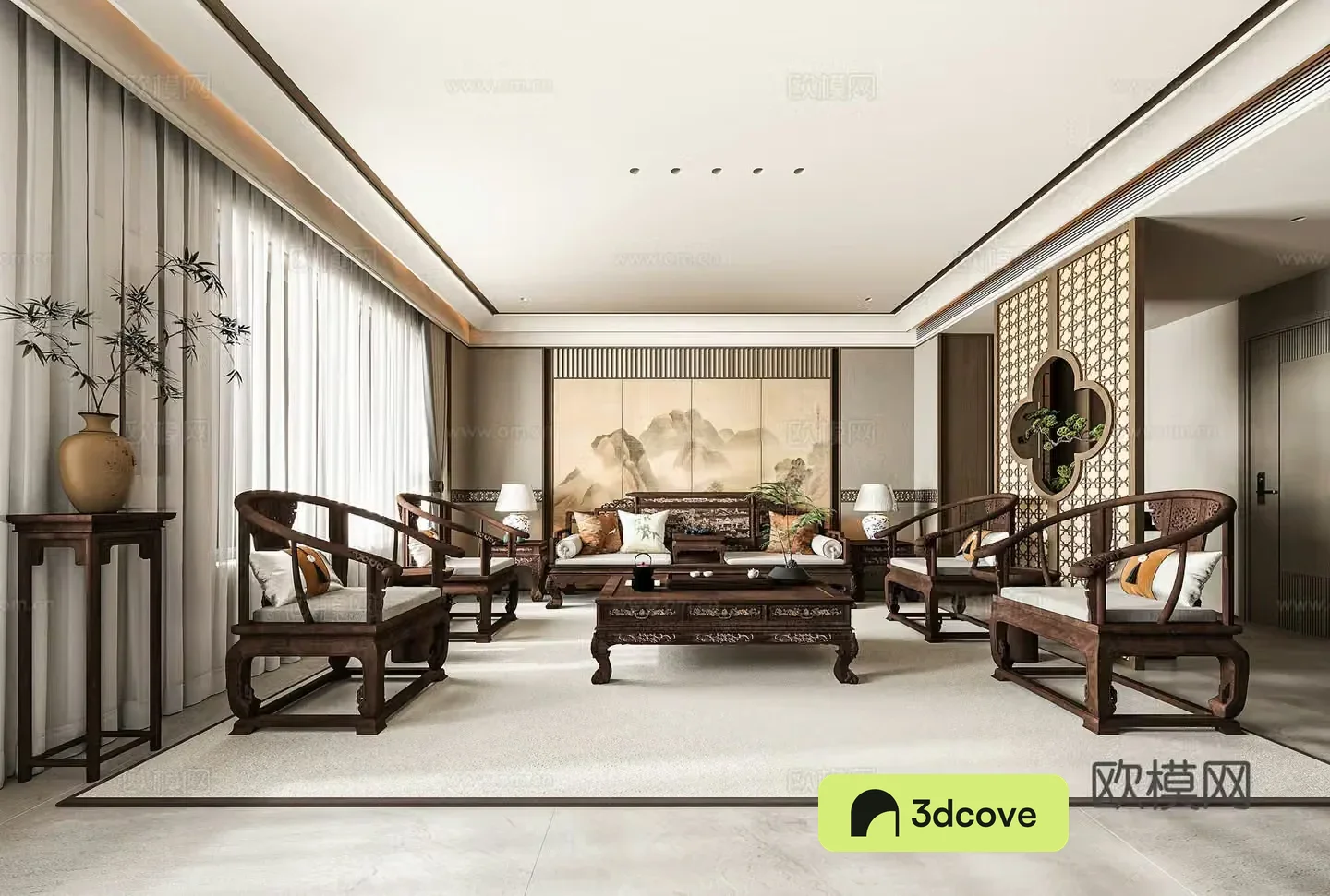 New Chinese living room