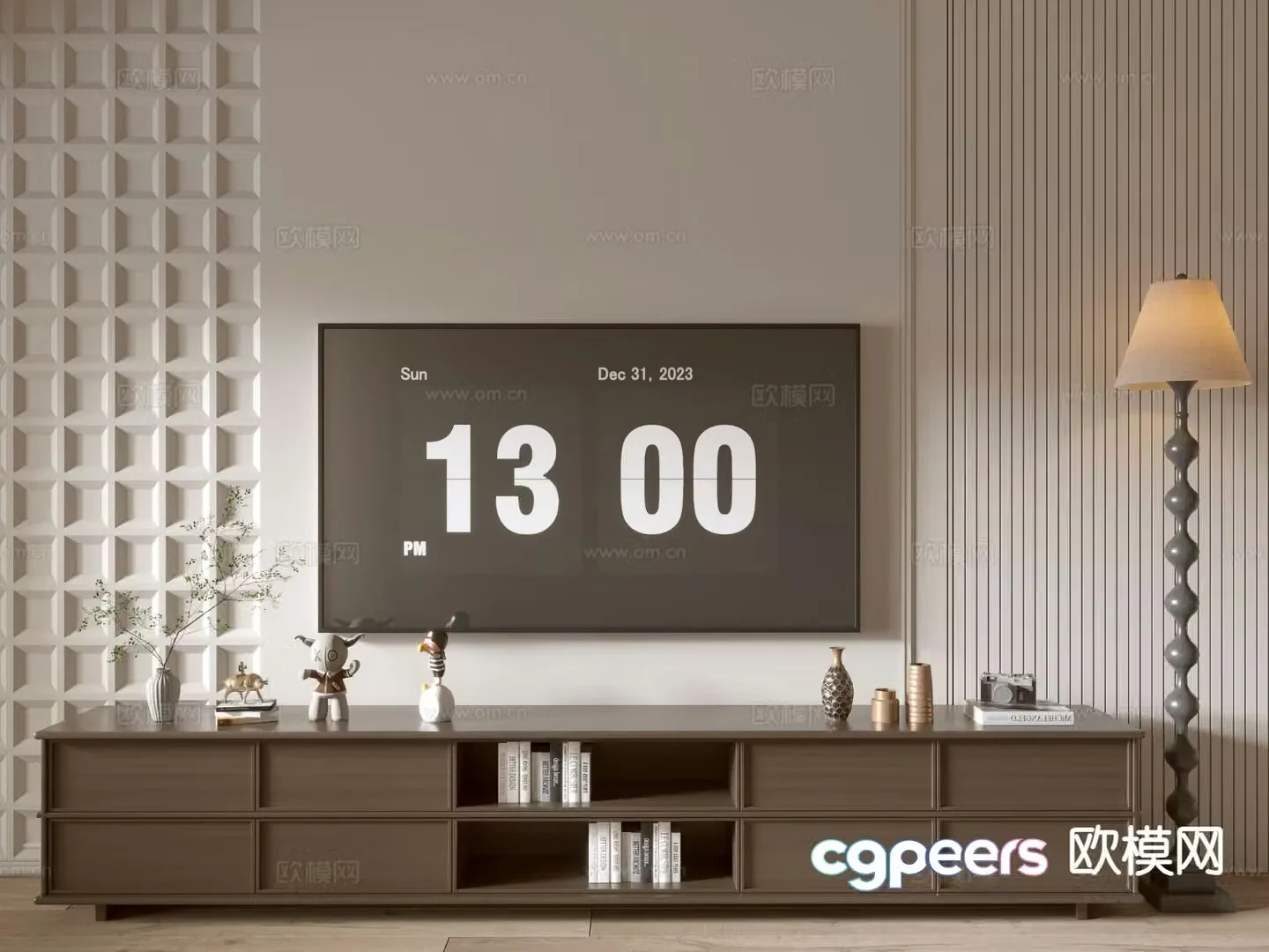 Modern TV cabinet 3d model
